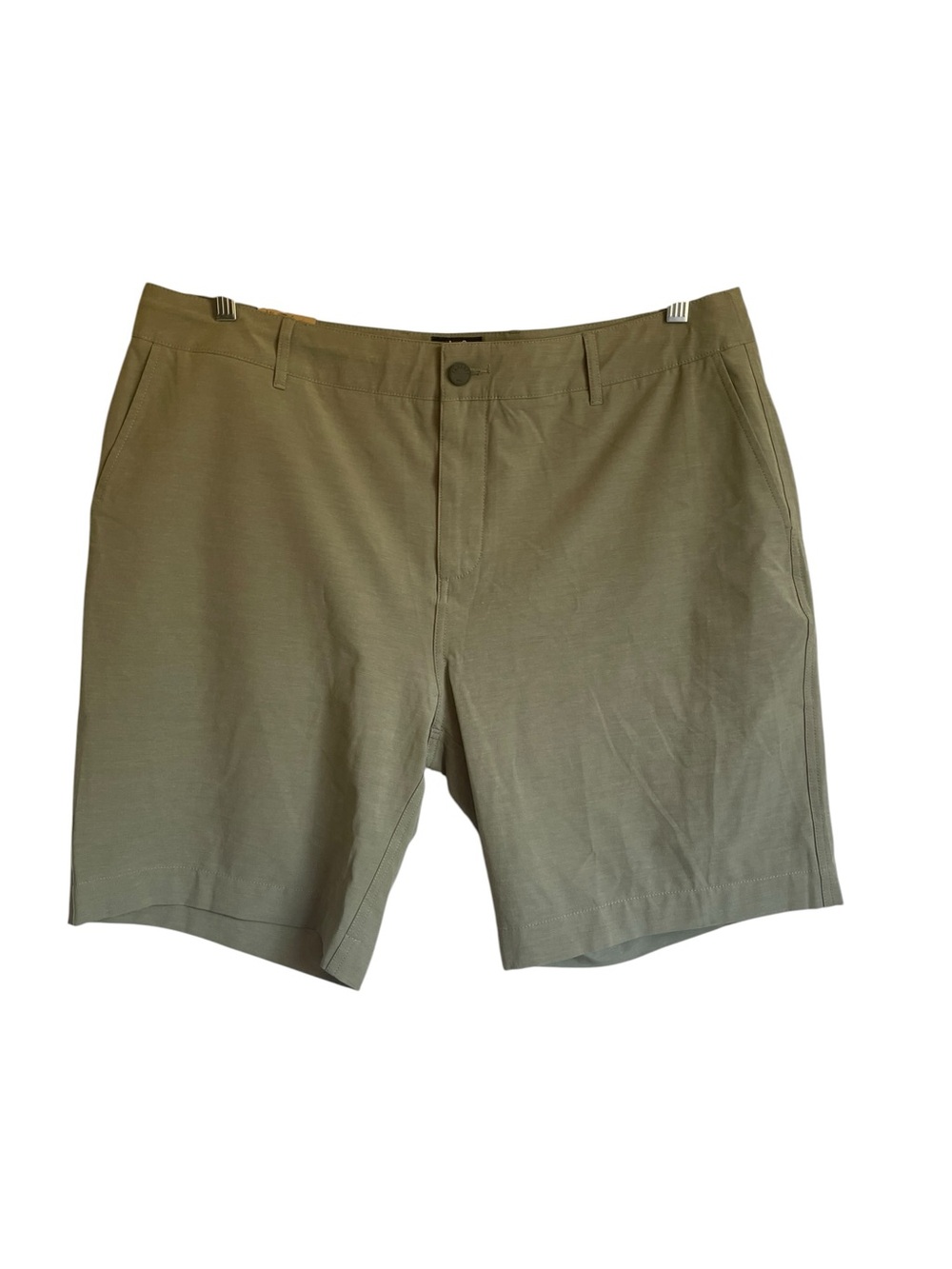 Faherty All Day Men's Olive Utility‎ Flat-Front Shorts NWT
